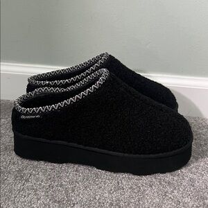Bearpaw Martis Snuggle Slipper Slip On Black size 7